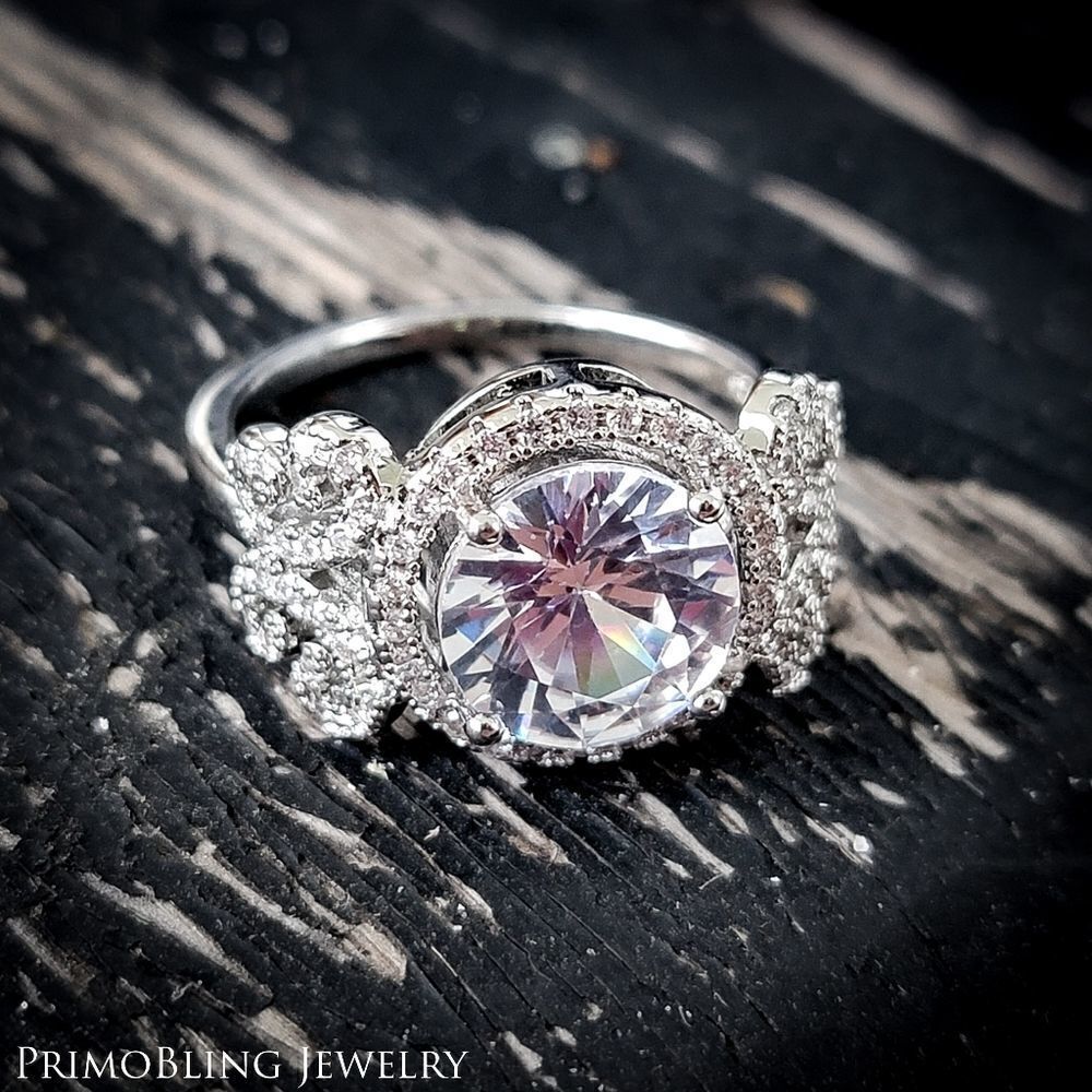 Beautiful 4ct Butterfly Ring  - Picture 2 of 3